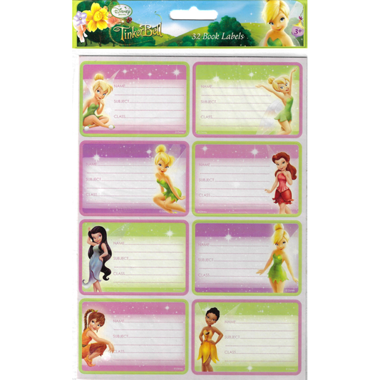 Disney Fairies Tinker Bell Book Labels