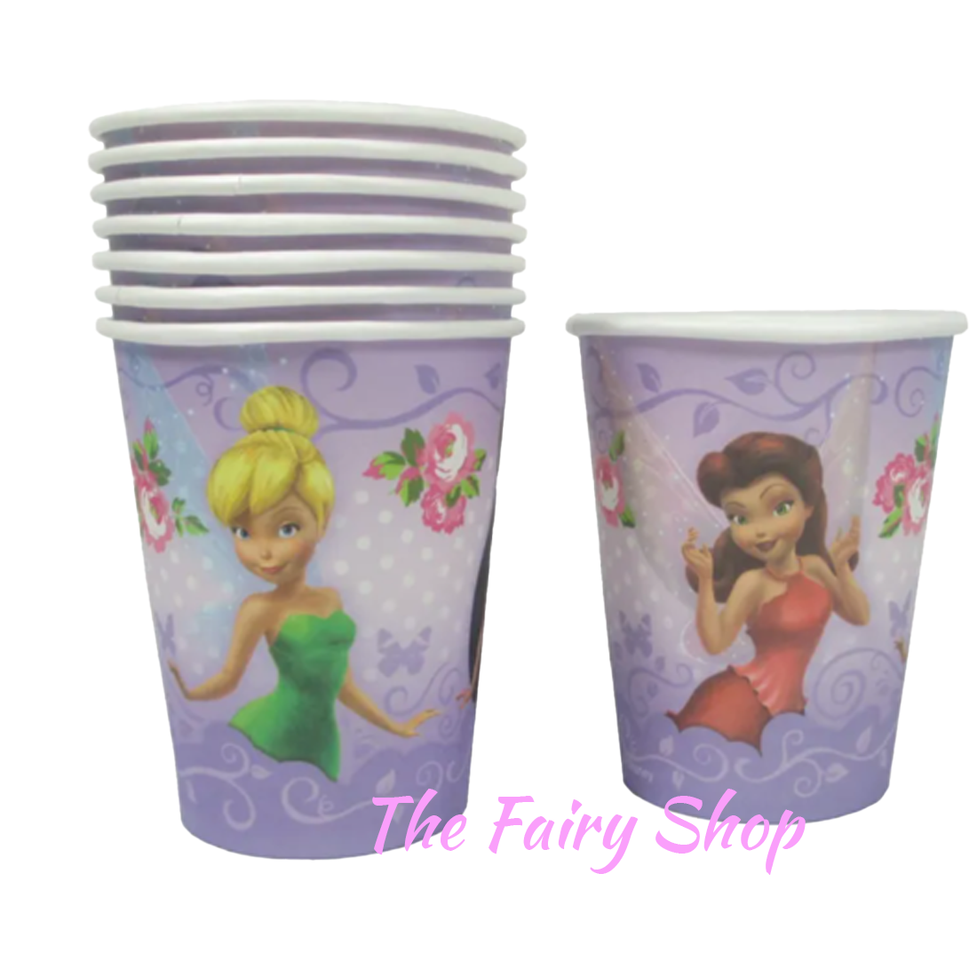 Disney Fairies Tinker Bell Party Cups (8pc)