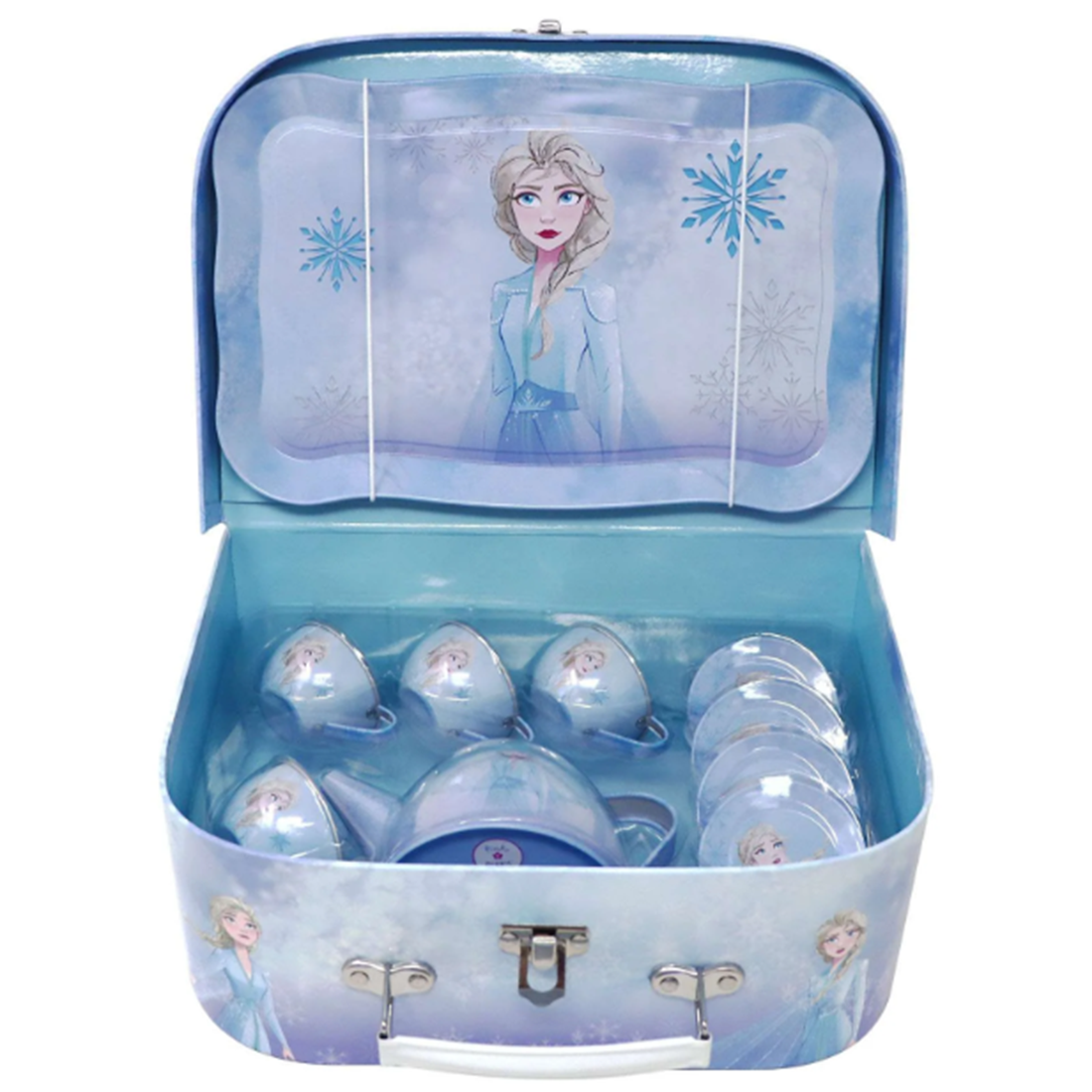Disney Frozen Destiny Awaits 10 Piece Tea Set in Carry Case