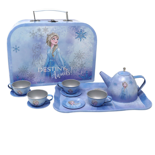 Disney Frozen Destiny Awaits 10 Piece Tea Set in Carry Case