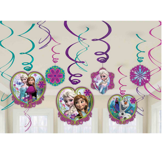 Disney Frozen Swirls Hanging Decorations