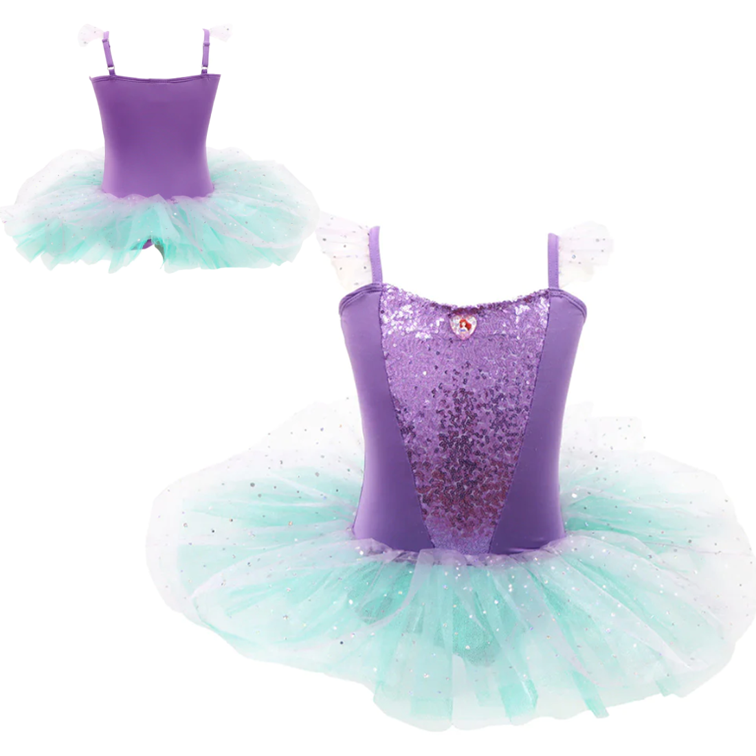 Disney Princess Ariel Sparkling Tutu Dress