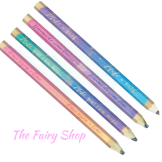 Disney Princess Once Upon A Time Multicoloured Pencils 4 Pack
