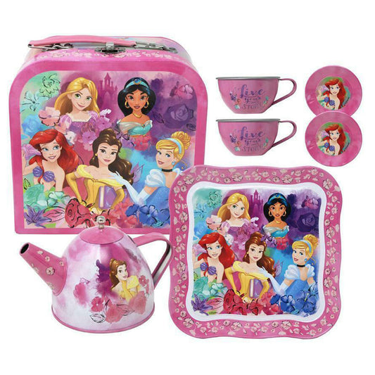 Disney Princess Tea Set in a Pink Carry Case