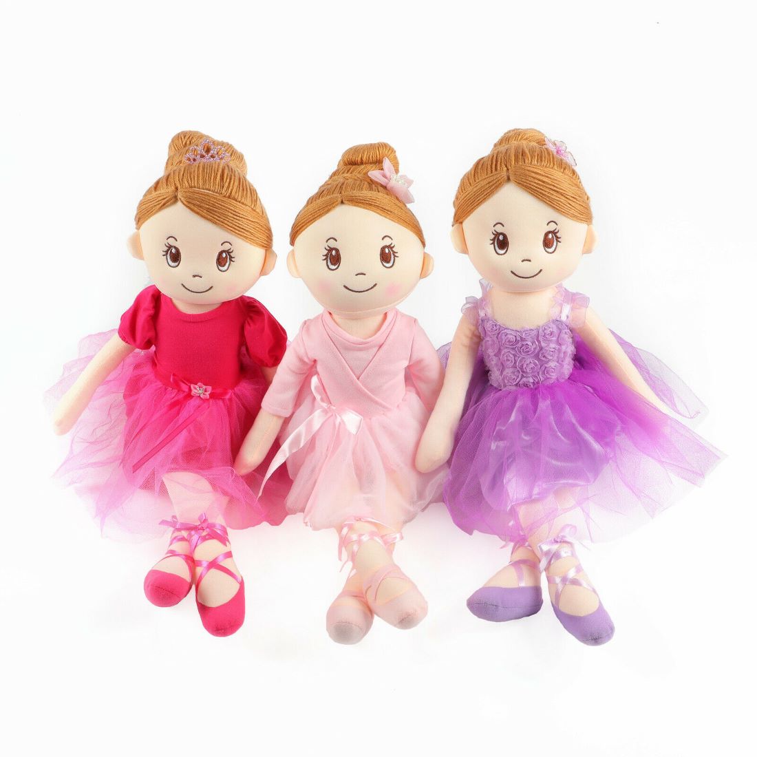 Mad Ally 57cm Ballerina Fairy Soft Plush Indi Doll - Lavender