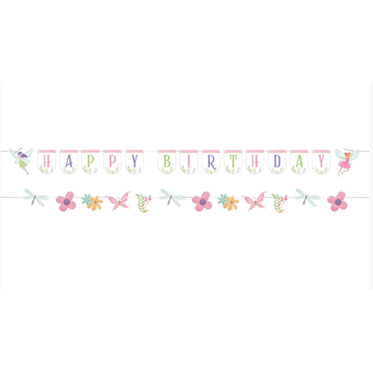Fairy Forest Birthday Banner
