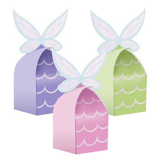Fairy Forest Treat Boxes Cardboard 16cm x 6cm Pack of 6