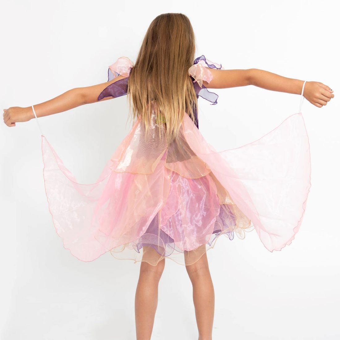 Girls Forest Fairy Dress - Pink and Purple
