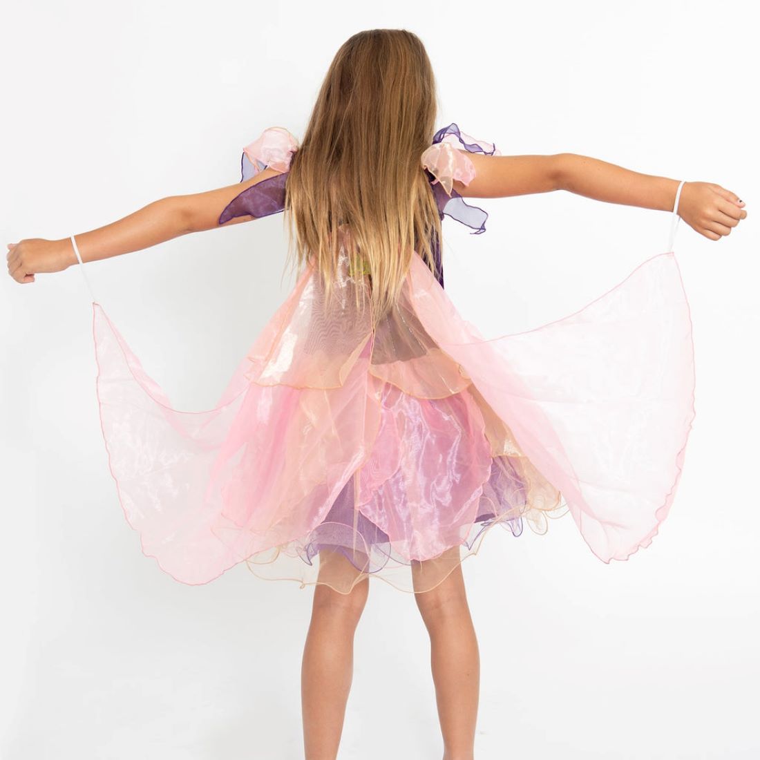 Girls Forest Fairy Dress - Pink and Purple The Fairy Shop Girls Forest Fairy Dress - Pink and Purple The Fairy Shop