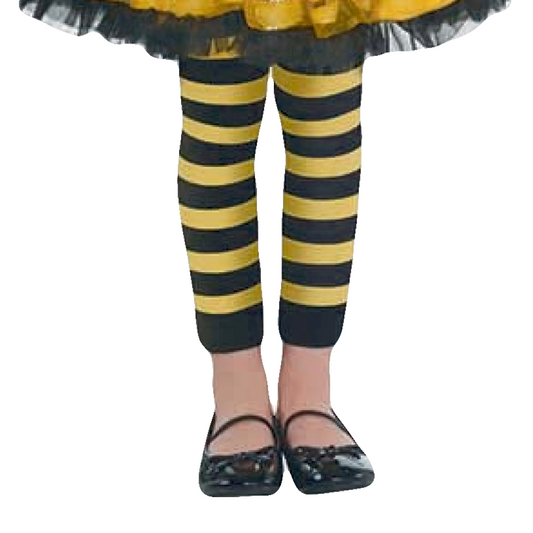 Bumblebee Fairies Striped Footless Child Tights