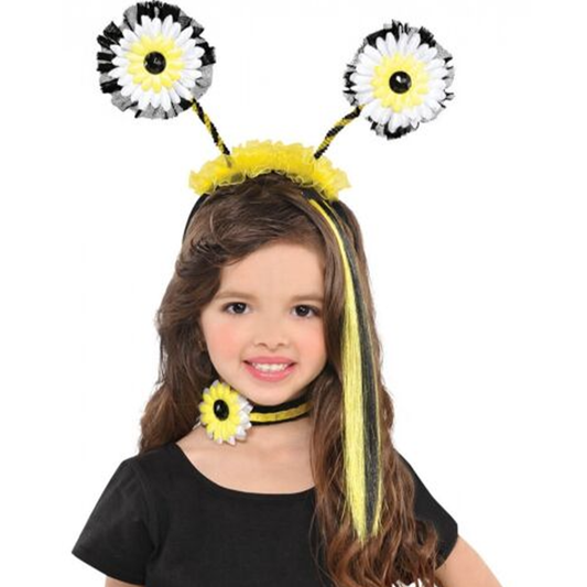 Girls Bumblebee Fairy Headbopper