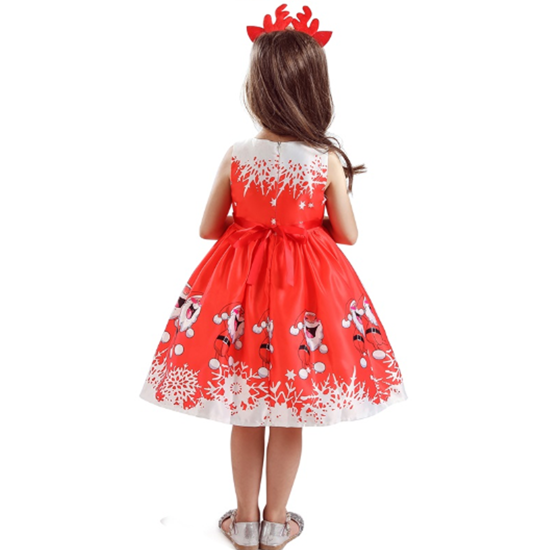 Baby girl 2025 red party dress