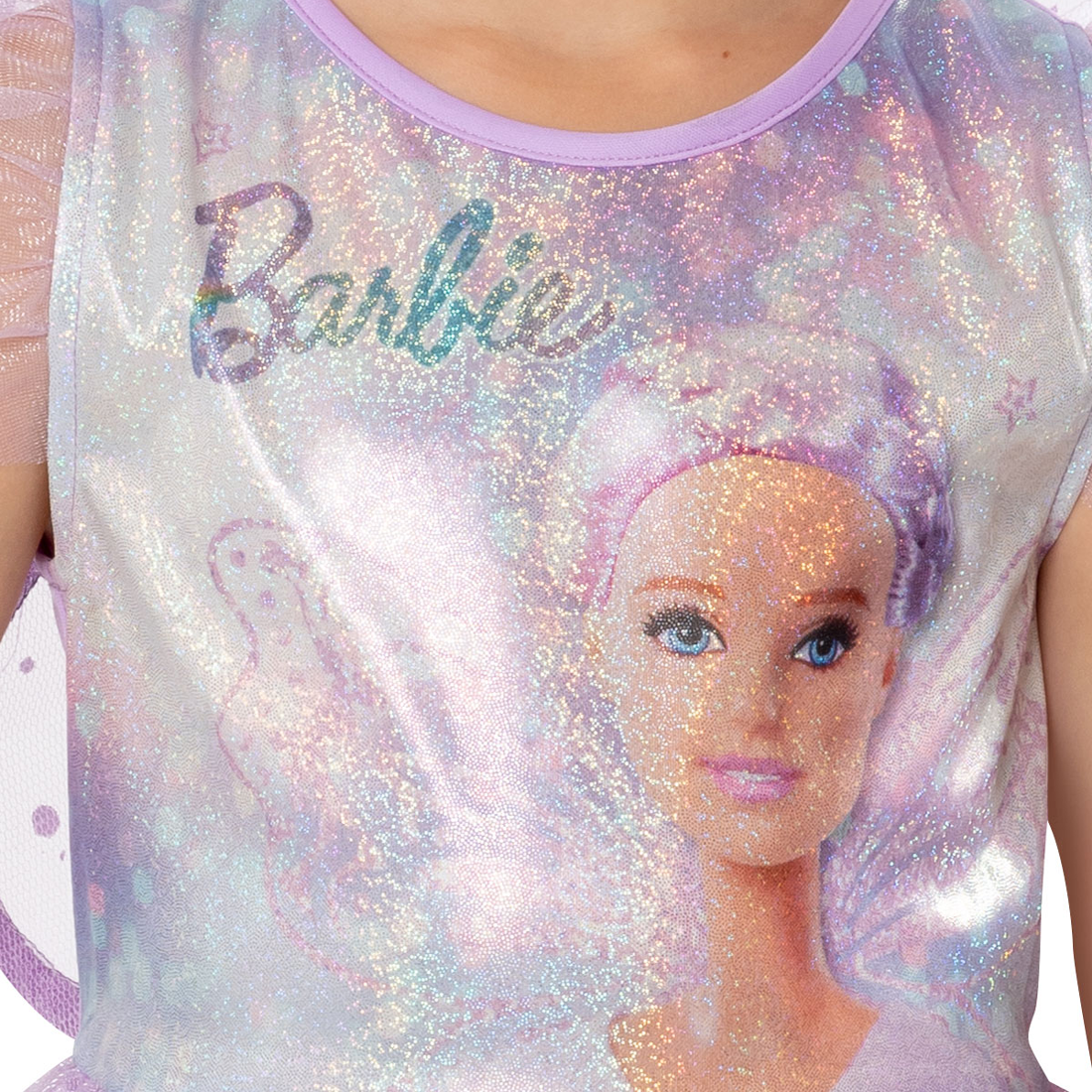 Girls Pink Barbie Fairy Costume