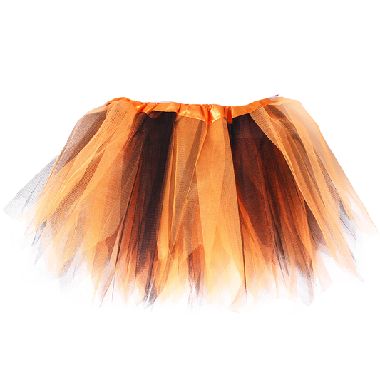 Halloween Orange and Black Tutu Medium