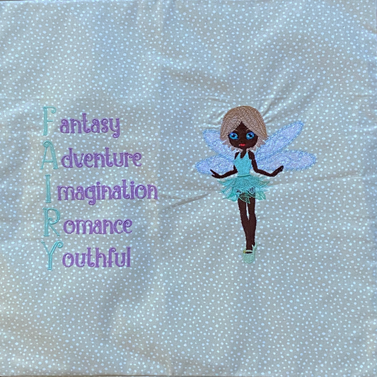 Handmade Fairy Cushion Cover