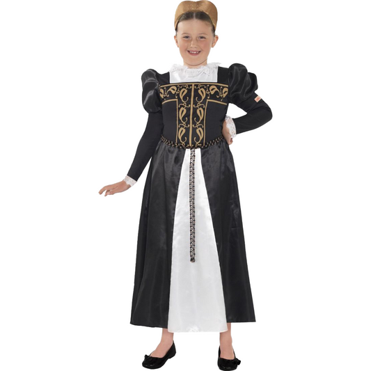 Horrible Histories Mary Queen of Scotland Girls Costume Age 7-9