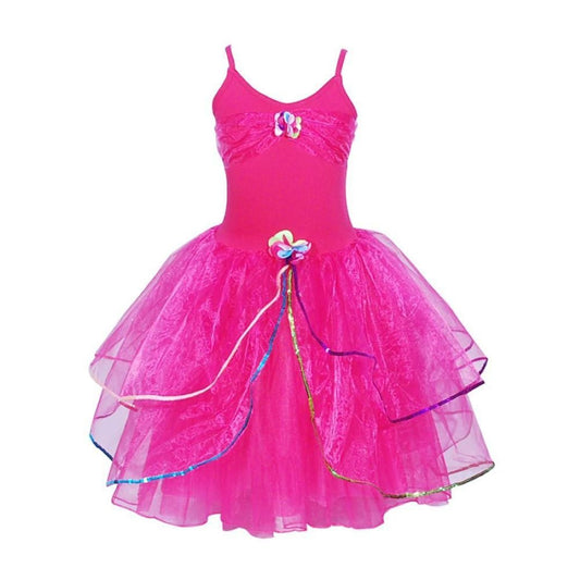 Hot Pink Rose Fairy Dress sizes 3/4