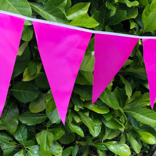 Hot Pink Party Bunting