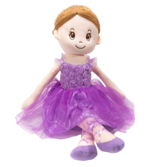 Mad Ally 57cm Ballerina Fairy Soft Plush Indi Doll - Lavender