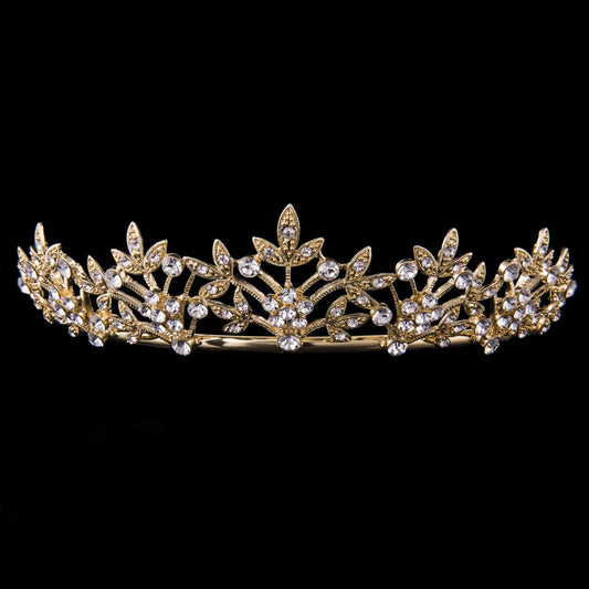 Mad Ally Large Vine Tiara Gold