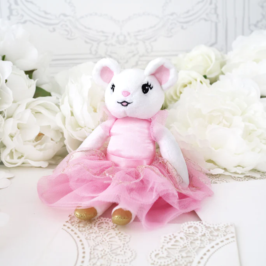 Mini Claris in Paris Mouse Plush - Parfait Pink