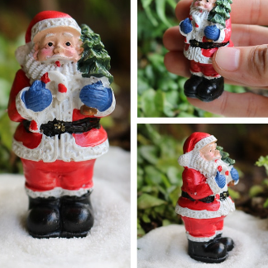 Miniature Christmas Santa Clause Figurine