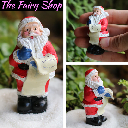 Miniature Santa Clause Figurine
