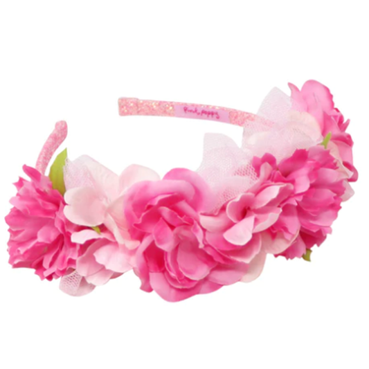 Pink Ballerina Floral Headband