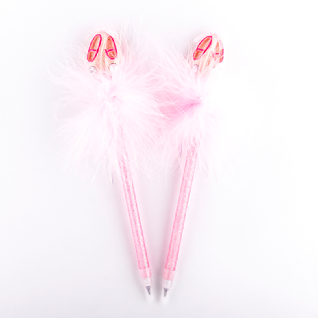 Pink Ballet Dance Shoes Slippers Fluffy Pen