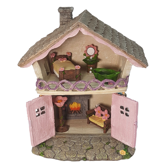 Pink Fairy Townhouse with Furniture