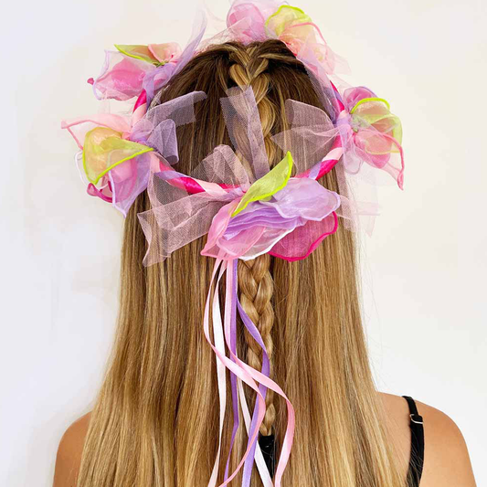 Pixie Garland Pink Flower Crown