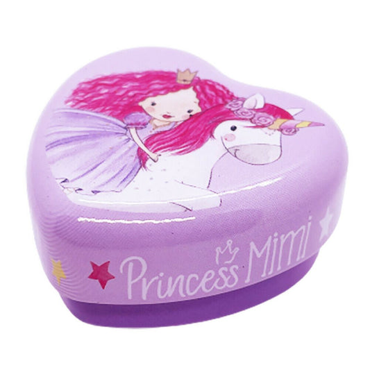 Princess Mimi Small Heart Shape Tooth Purple Fairy Tin