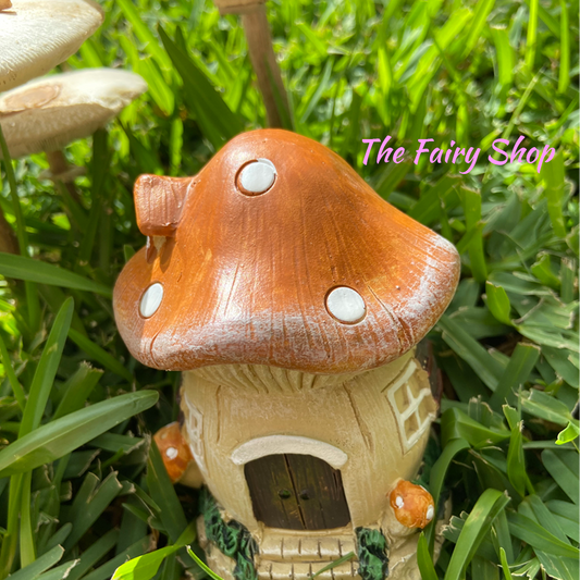 Small Mushroom Fairy Garden House