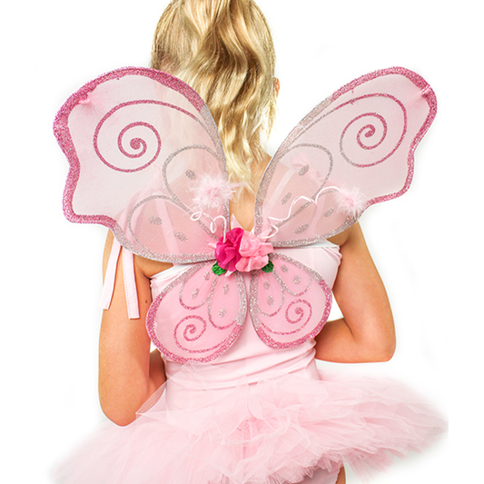 Small Pink Blossom Fairy Wings