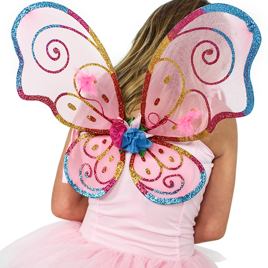 Small Rainbow Blossom Fairy Wings