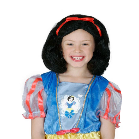 Disney Princess Snow White Girl's Black Costume Wig