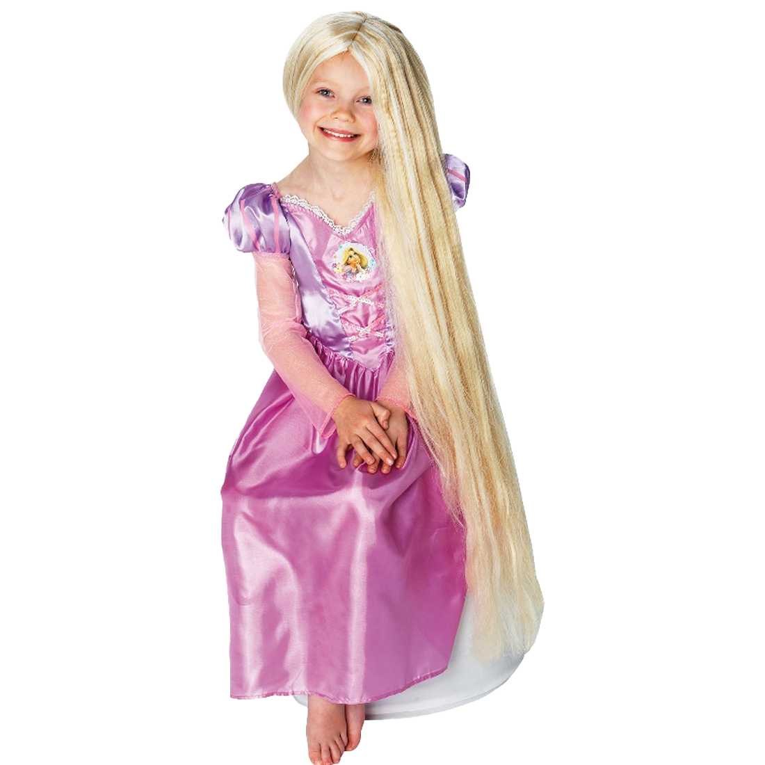 Tangled Rapunzel Glow in the Dark Girls Wig