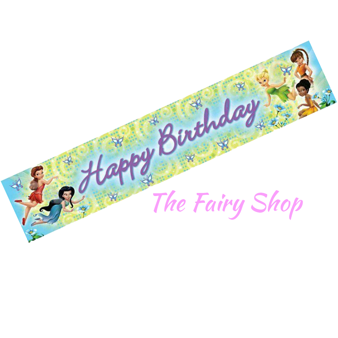 Tinker Bell and the Great Fairy Rescue Happy Birthday Banner