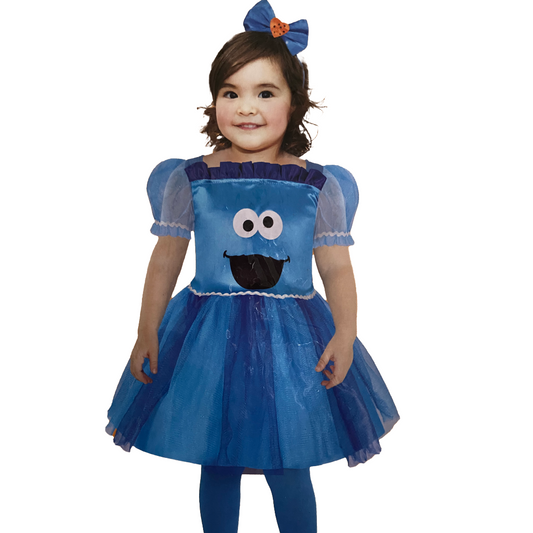 Sesame Street Girls Toddler Cookie Monster Costume 18-24 Months