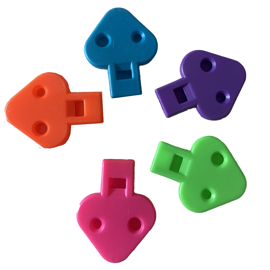 Two Tone Party Favour Whistles