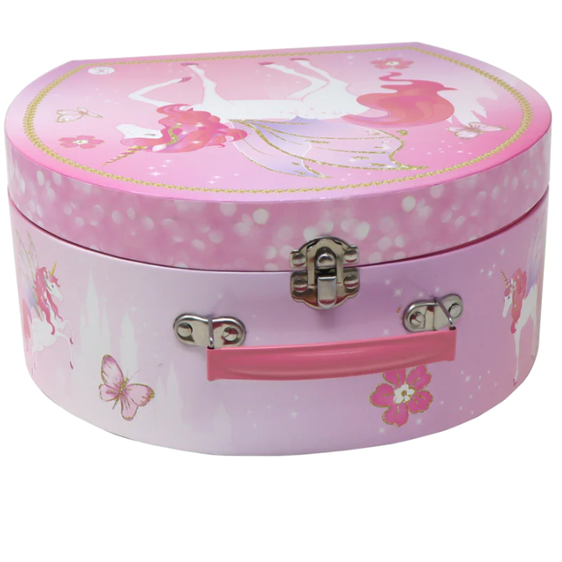 Unicorn Princess 15 Piece Tin Tea Set In Carry Case