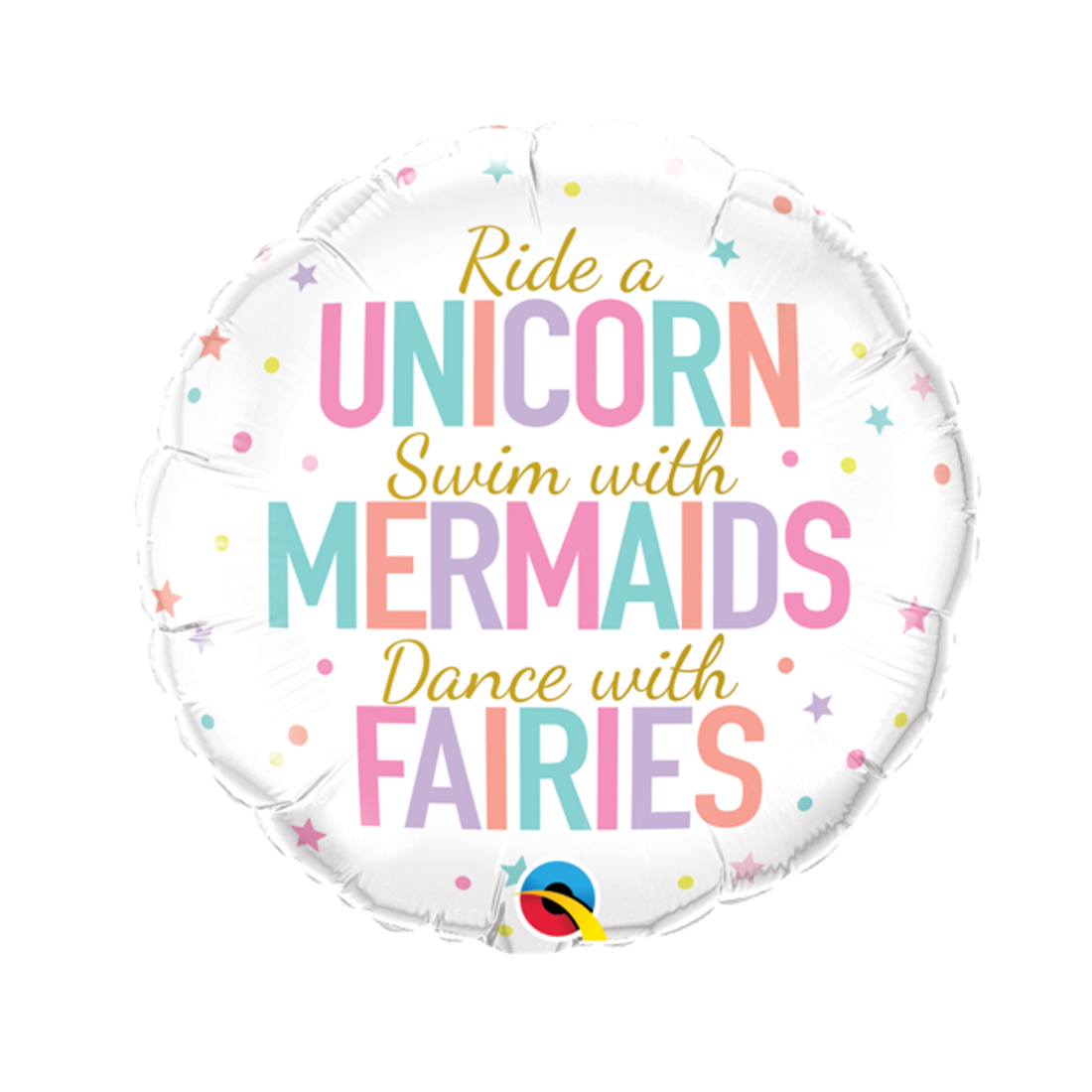 Unicorns Mermaids & Fairies Foil Balloon 45cm
