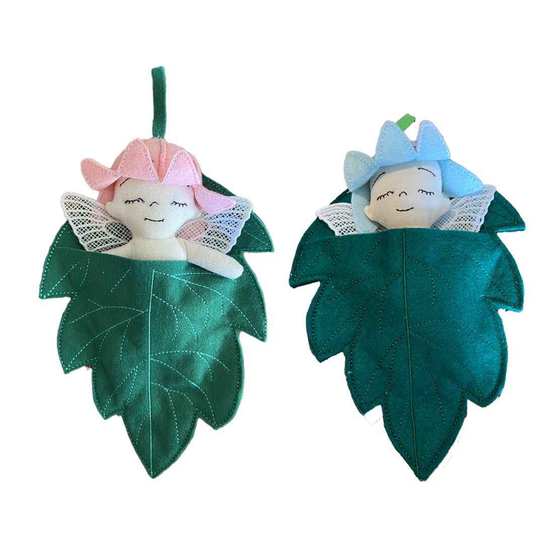 Water Lily Baby Fairy Doll Pink or Blue